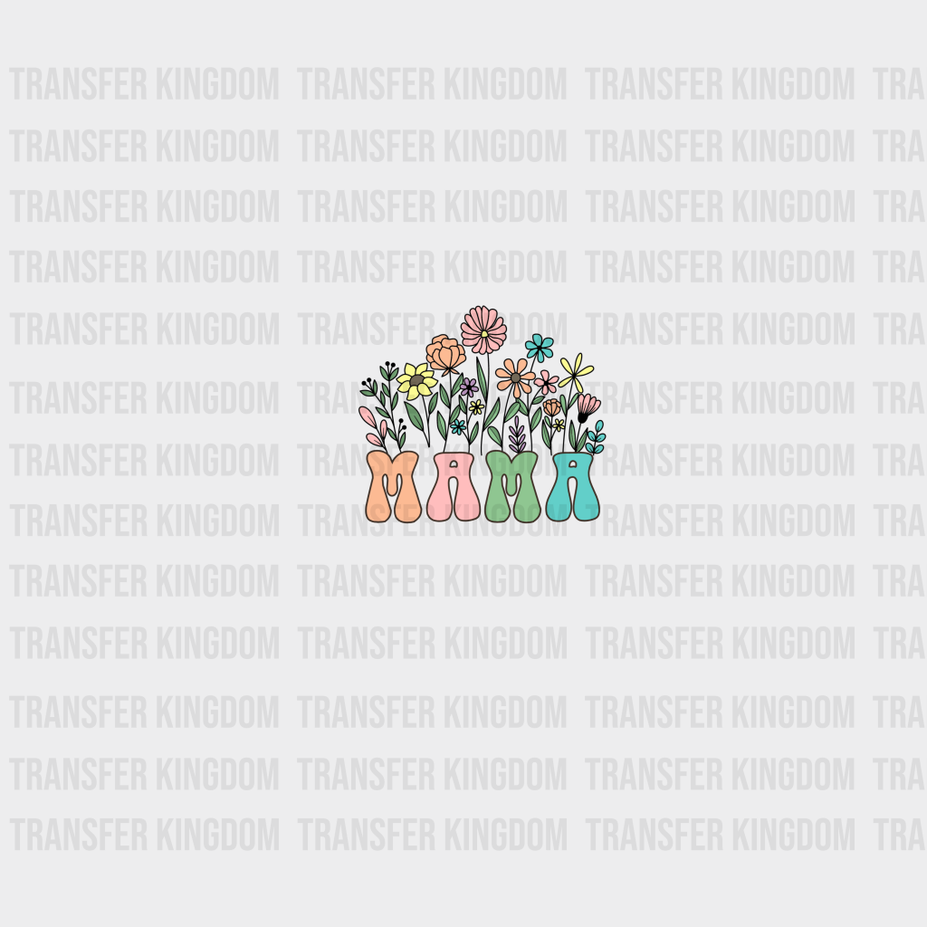 Mama Flowers UV DTF Transfer Cup Wrap UV DTF Sticker - Transfer Kingdom