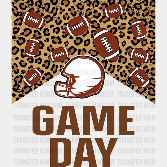 Football Game Day Helmet  DTF Transfer