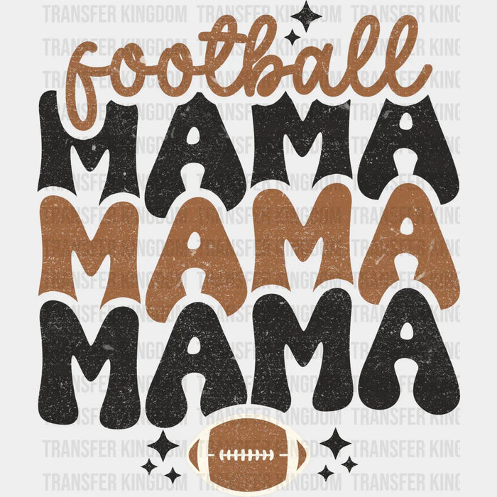 Football Mama Mama Ball Design - Football DTF Heat Transfer