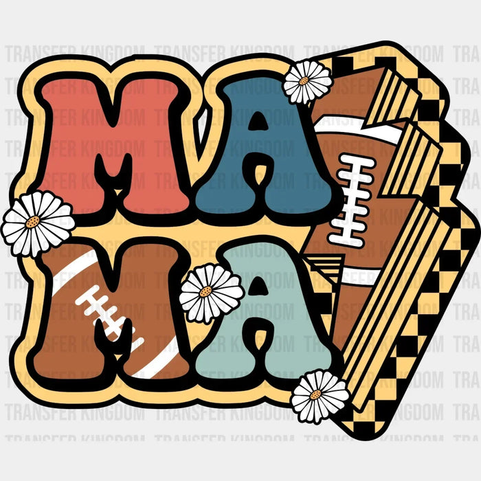 Football Mama Retro DTF Transfer