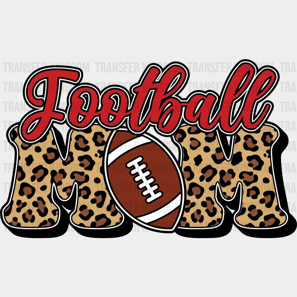 Football Mom Leopard Dtf Transfer