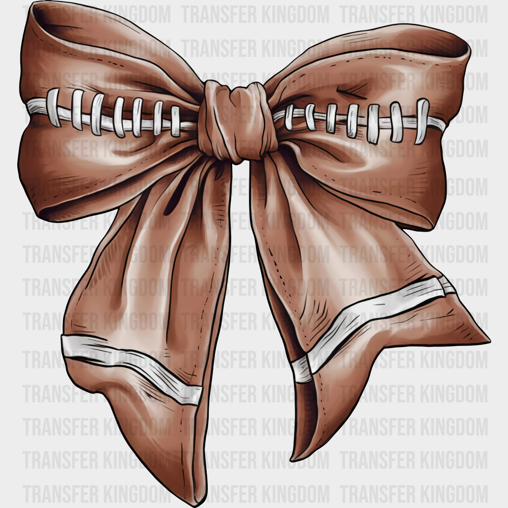 Football Ribbon Football DTF Transfer