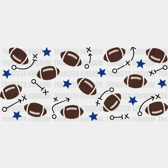 Football Tactics - Football Cup Wrap UV Sticker Permanent UV DTF Decal