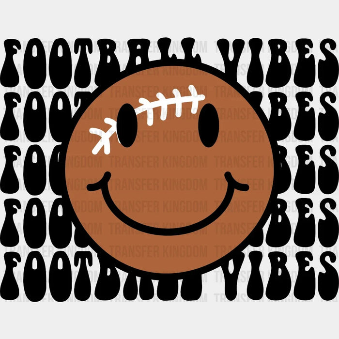 Football Vibes Smile DTF Transfer