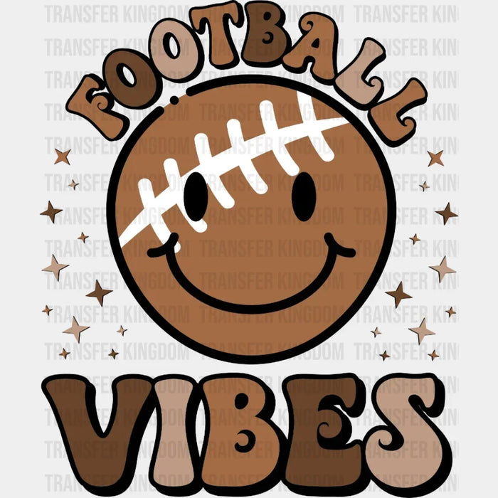 Football Vibes Smile Stars DTF Transfer