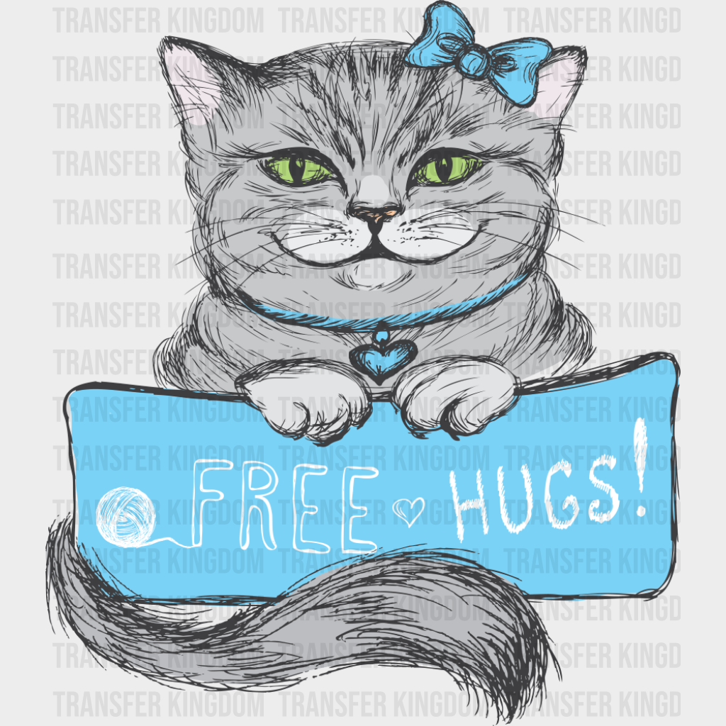 Free Hugs - Cats DTF Transfer