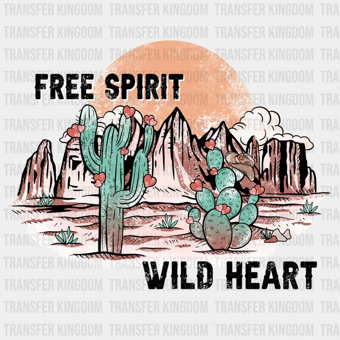 FREE SPIRIT WILD HEART - DTF heat transfer