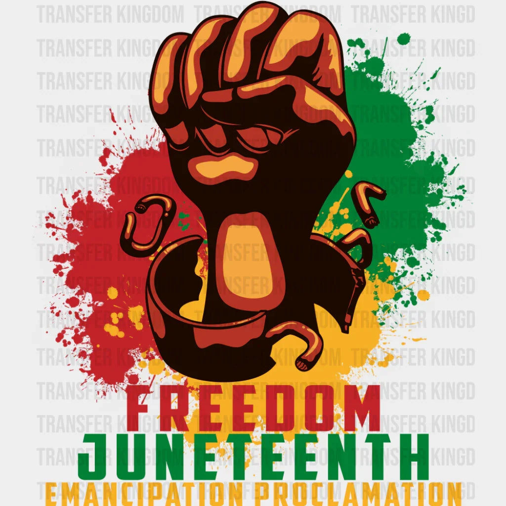 Emancipation Card Freedom Juneteenth Emancipation Proclamation - Juneteenth DTF Transfer ...