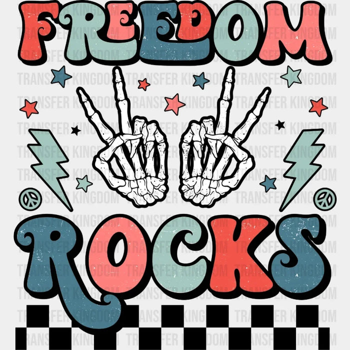 Freedom Rocks - 4th Of July DTF Transfer