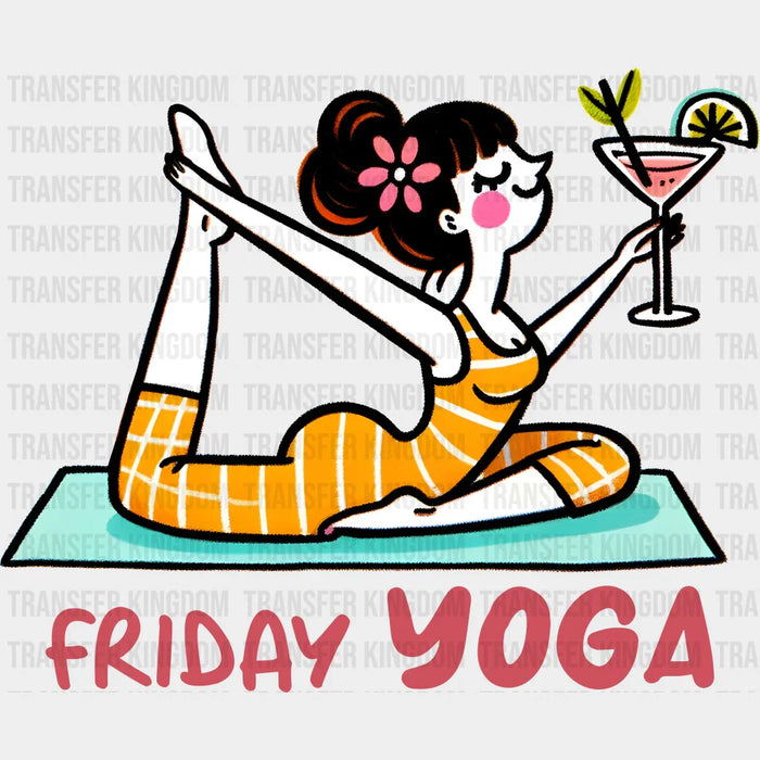 Friday Yoga - Yoga DTF Heat Transfer