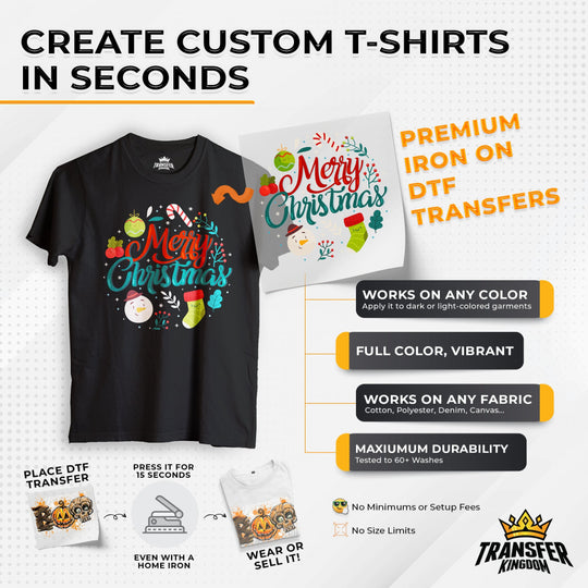 Friends Horror Characters - Halloween Iron On Dtf Transfer