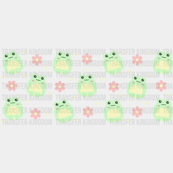 Frog UV DTF Transfer Cup Wrap UV DTF Sticker