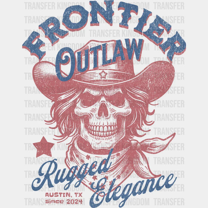 Frontier Outlaw Rugged Elegance Design - Rodeo DTF Transfers