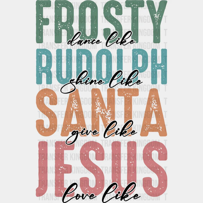 FRSJ Christmas Design - DTF heat transfer