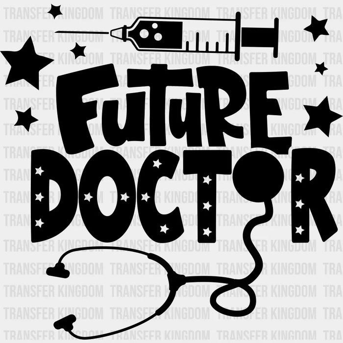 Future Doctor Syringe Design - Medical School DTF Transfer