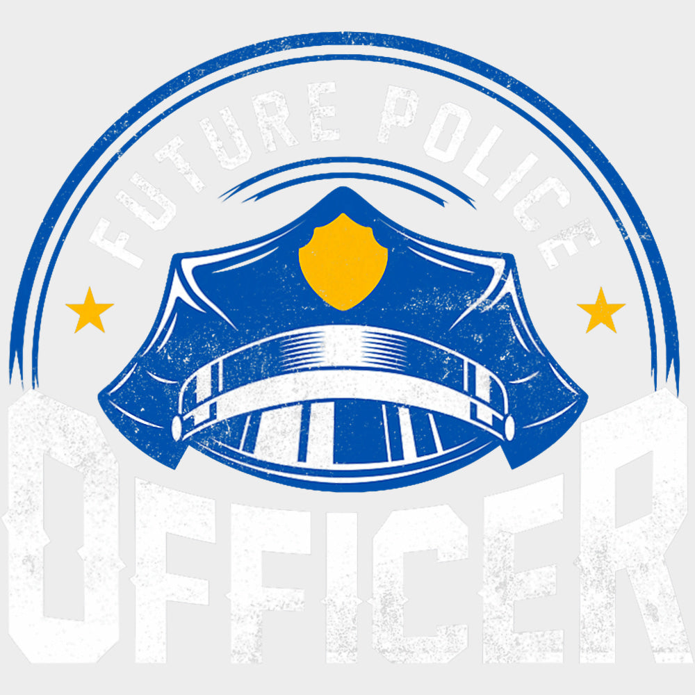 Future Police Officer - Police DTF Transfers transfer-kingdom Light Color Design (See Imaging)