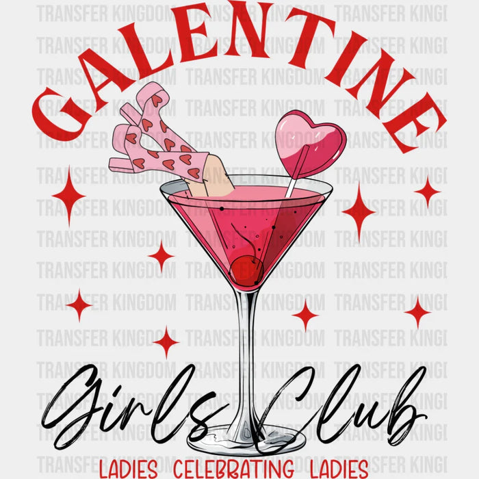 Galentine Girls Club - Valentine's Day DTF Transfer