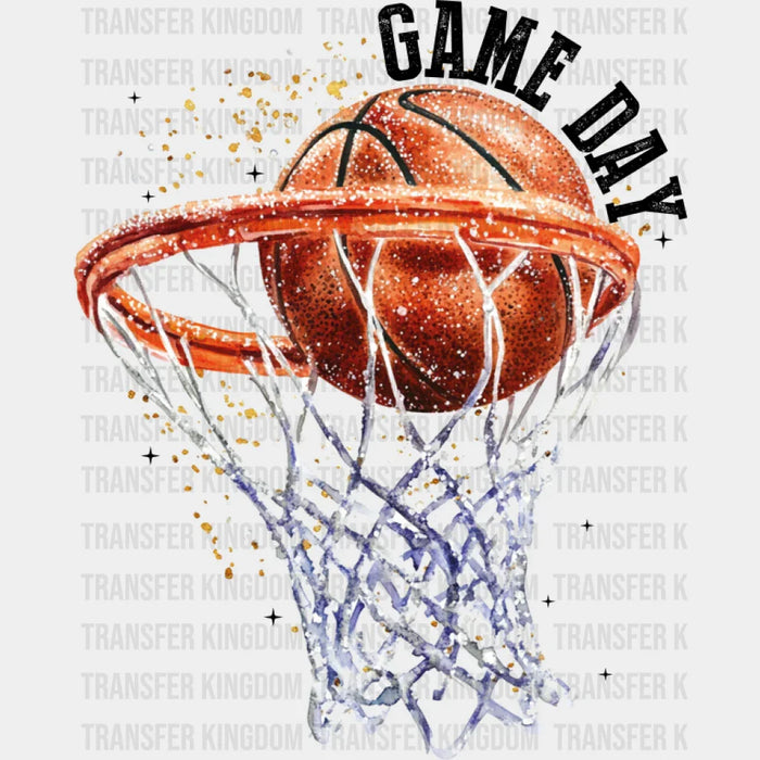 Game Day Basketball - Basketball DTF Transfer