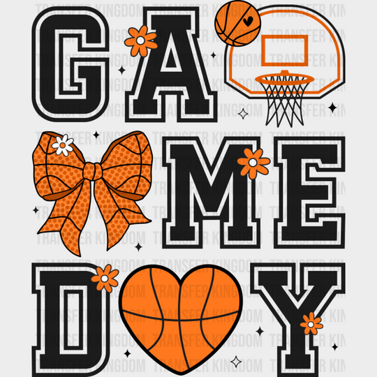 Game Day Heart - Game Day DTF Transfer Adult Unisex - S & M (10’’) / Dark Color Design (See Imaging)