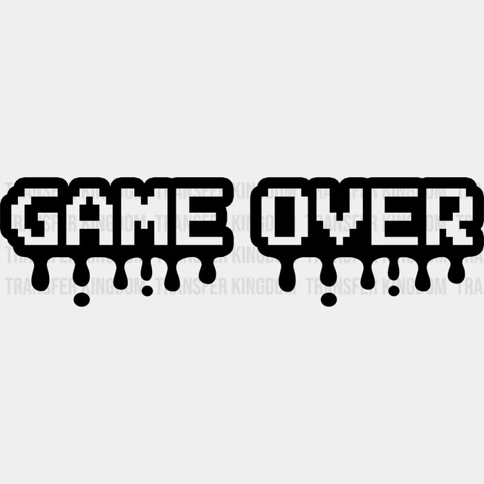 Game Over - Video Game DTF Heat Transfer
