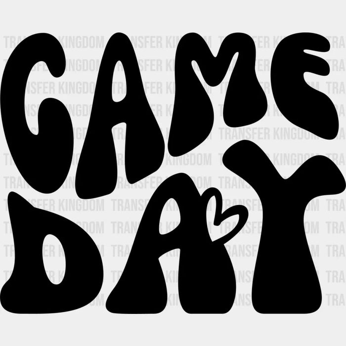 Gameday Heart Design - Gameday DTF Heat Transfer