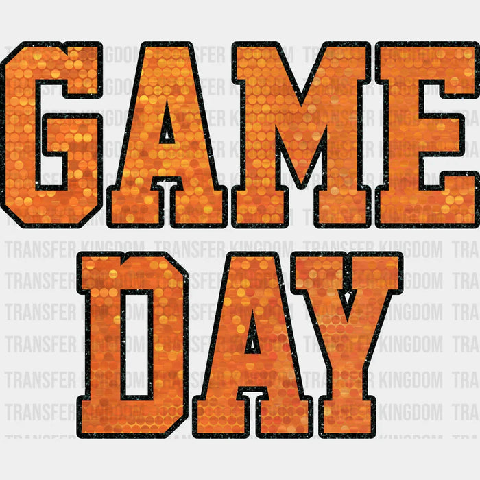 GAMEDAY Orange Design - Gameday DTF Heat Transfer