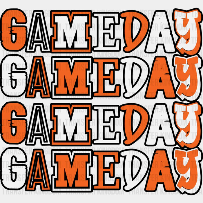 Gameday Orange Design - Game Day DTF Transfer