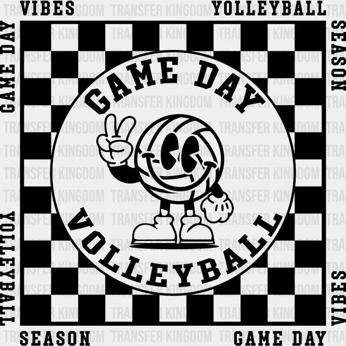 Gameday Volleyball Design - Volleyball DTF Heat Transfer