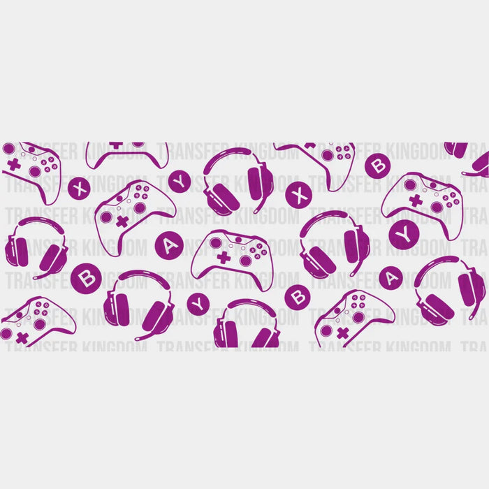 Gaming Setup UV DTF Transfer Cup Wrap UV DTF Sticker