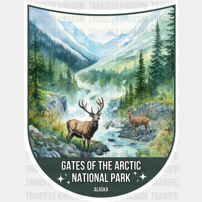 Gates Of The Arctic National Park Alaska - National Parks DTF Transfer