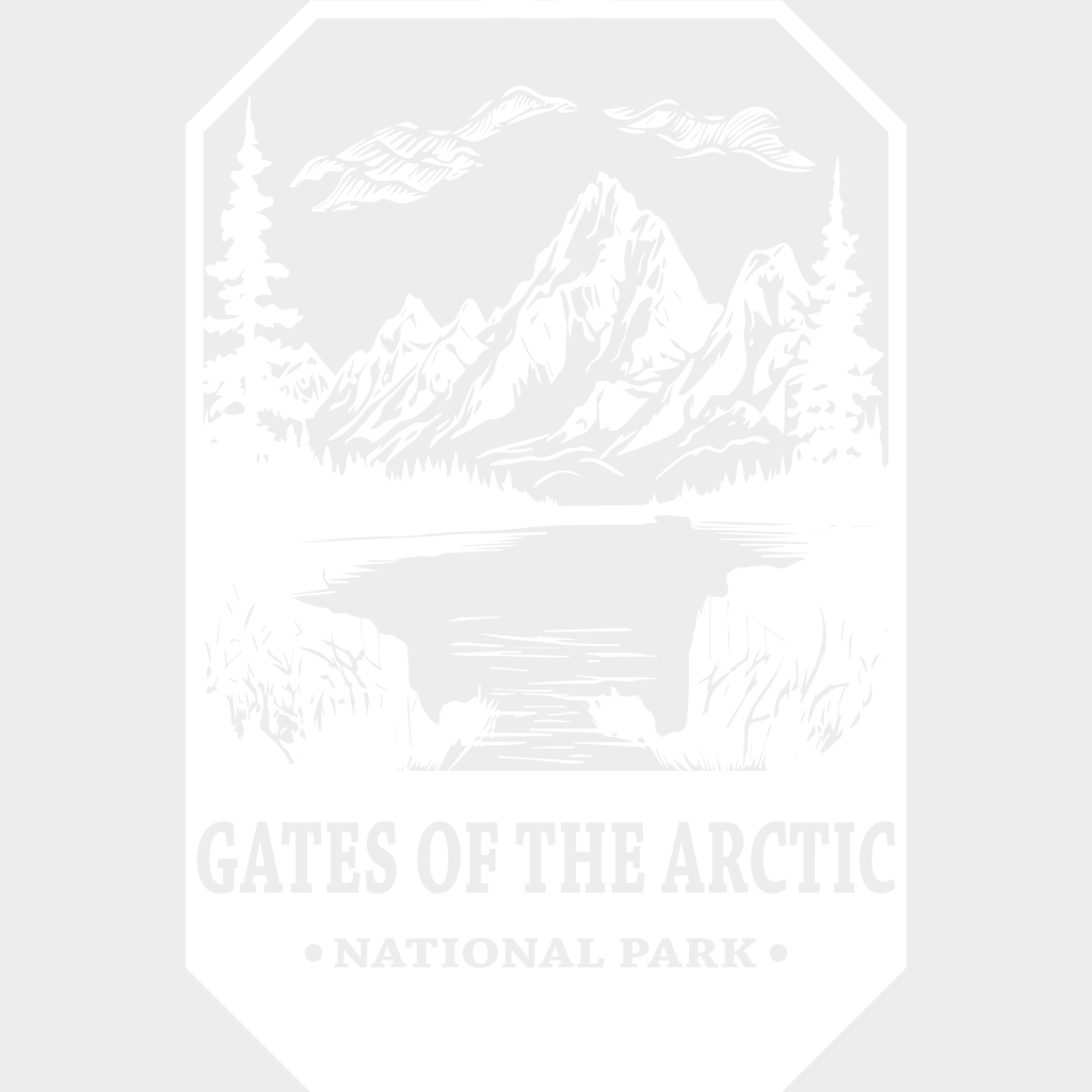 Gates Of The Arctic National Park Design - Parks Dtf Transfers Unisex S & M (10’) / Light Color