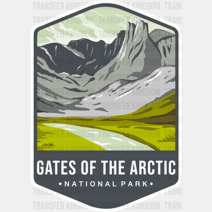 Gates Of The Arctic National Park Colorful Design - National Parks DTF Transfer