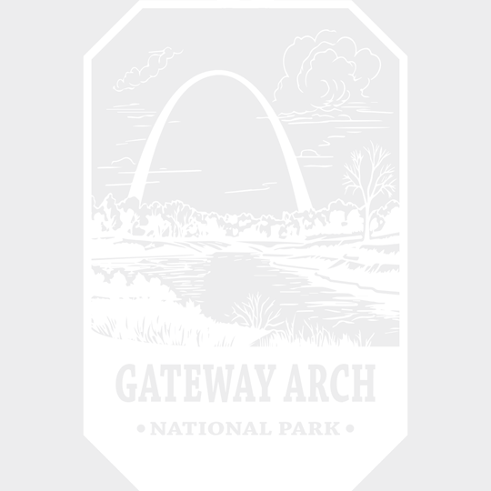 Gateway Arch National Park Design - Parks Dtf Transfers Unisex S & M (10’) / Light Color See Imaging
