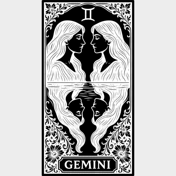 Gemini Tarot Card - Zodiacs & Horoscopes DTF Transfers