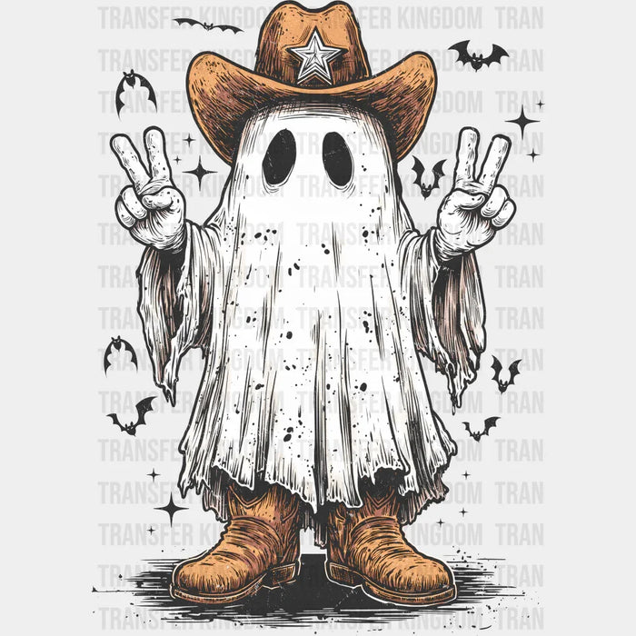 Ghost Cowboy - Halloween DTF Transfer