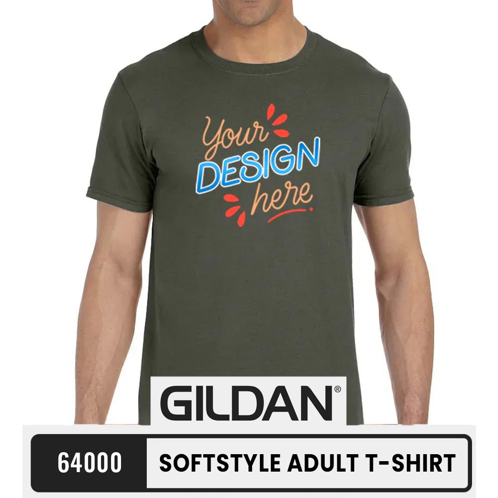 Custom Gildan 64000 Softstyle Adult T-Shirt