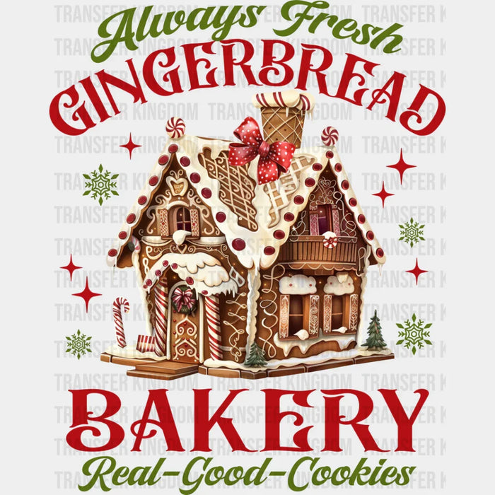 Gingerbread Bakery - Christmas DTF Transfer