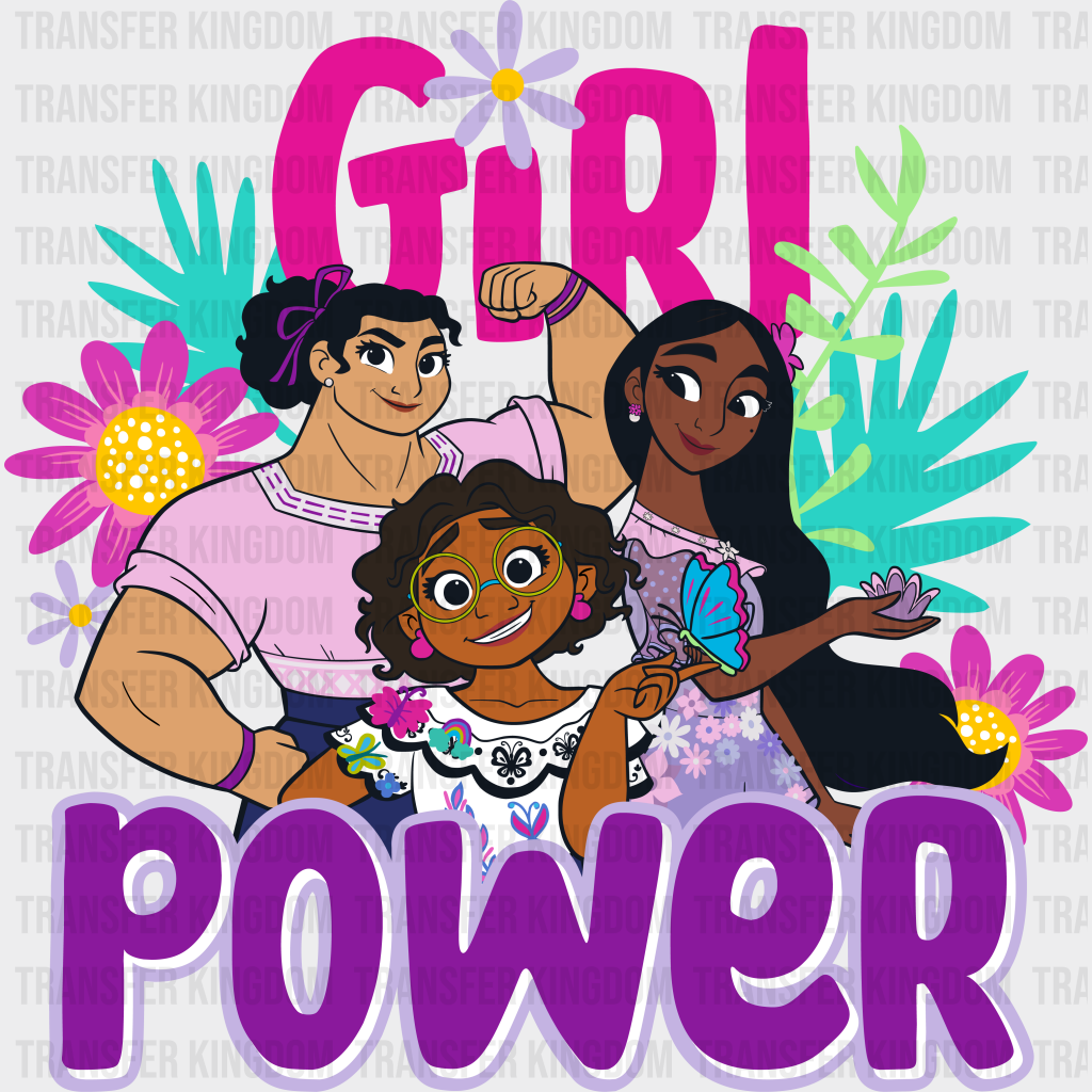 Girl Power Design Disney Dtf Transfer