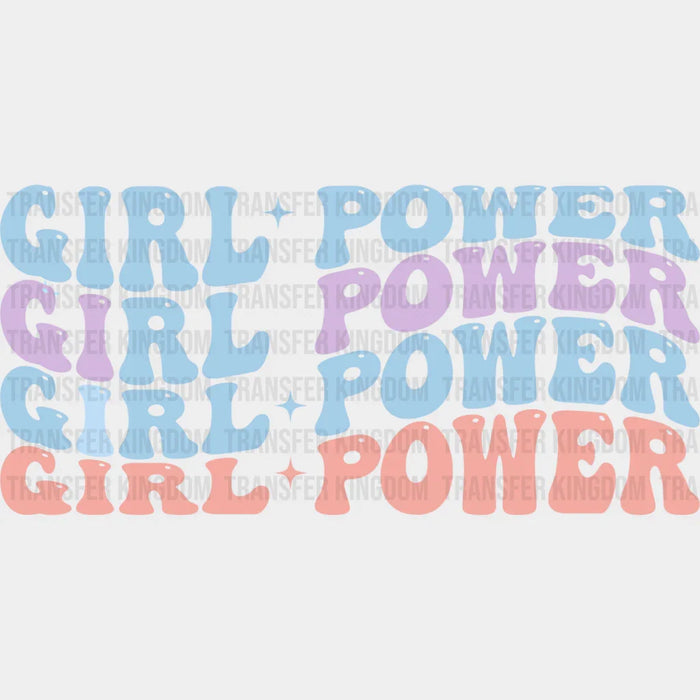Girl Power Design - Kids DTF heat transfer