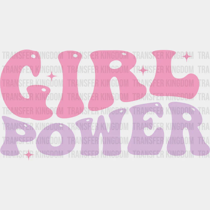 Girl Power - Kids DTF heat transfer