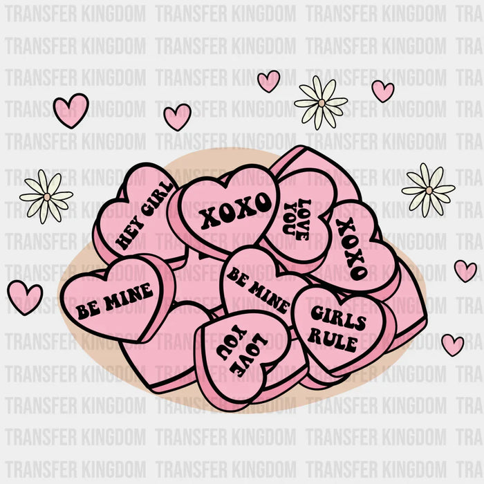 GIRLS RULE LOVE YOU - DTF heat transfer