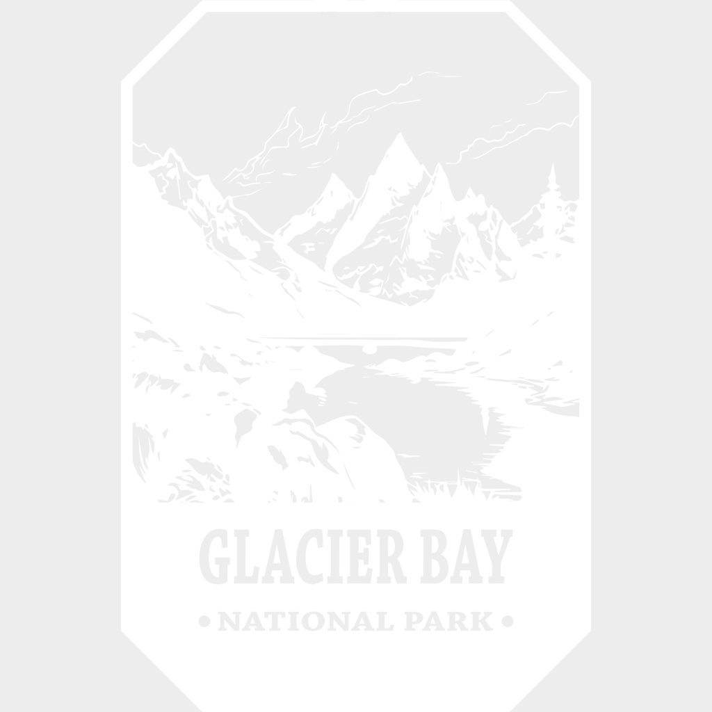 Glacier Bay National Park Design - Parks Dtf Transfers Unisex S & M (10’) / Light Color See Imaging