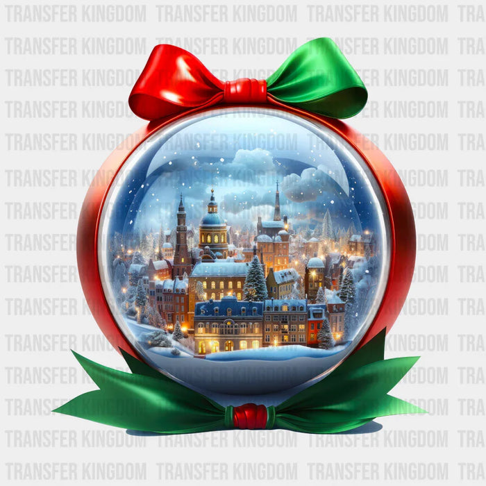 GLOBE CITY Christmas Design - DTF heat transfer
