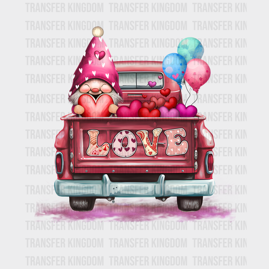 GNOME LOVE TRUCK - DTF heat transfer - transfer-kingdom