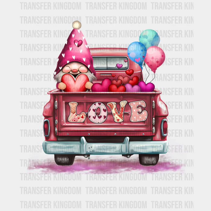GNOME LOVE TRUCK - DTF heat transfer