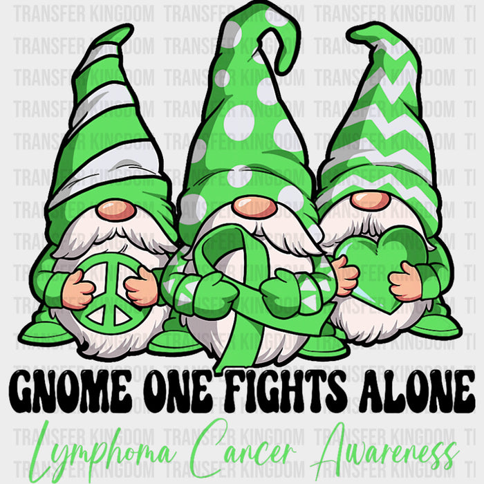 Gnome One Fights Alone - Lymphoma DTF Transfers