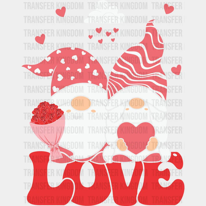 GNOME VALENTINES - DTF heat transfer