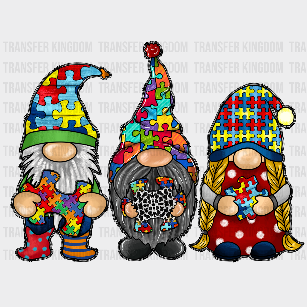 Gnomies Autism Awareness Design - Transfer Kingdom