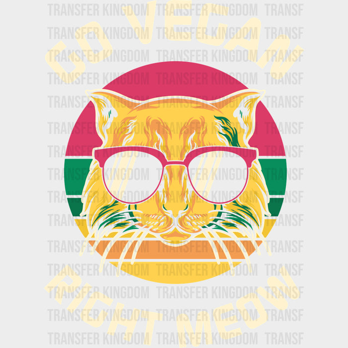 Go Vegan Right Meow - Vegan DTF Transfers