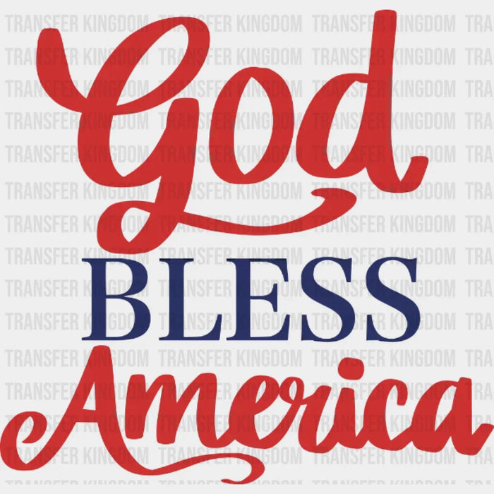 God Bless America DTF Transfer
